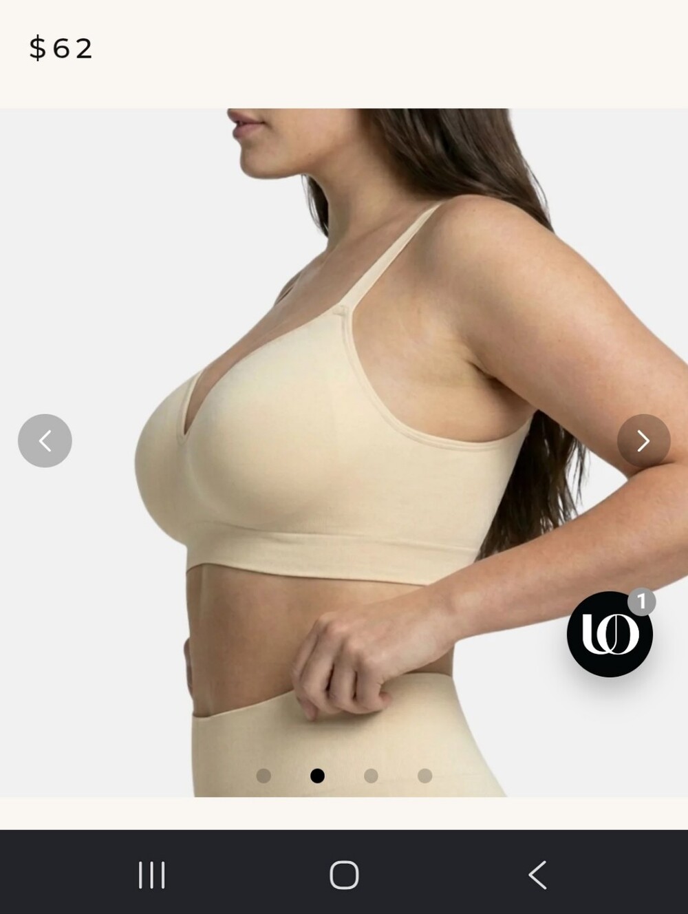 Underoutfit Sz Med 467 The Infinite Support Bra New + Bra Extender